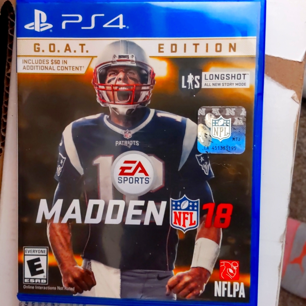 PS4 game Madden 18